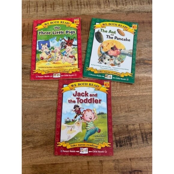 Lot of 3 We Both Read Parent Child Paperback Books Level 1 K-1 Learn Bundle New - Picture 1 of 2